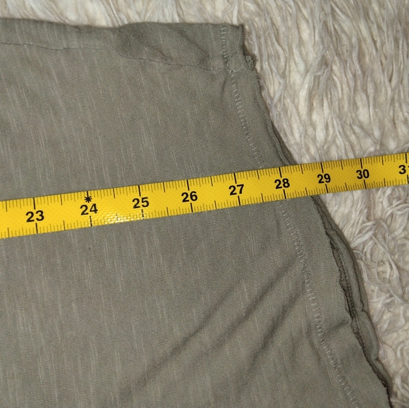 New Free People Arden Tee Long Sleeve Oversize Olive Washed Army Green S… - Picture 14 of 14
